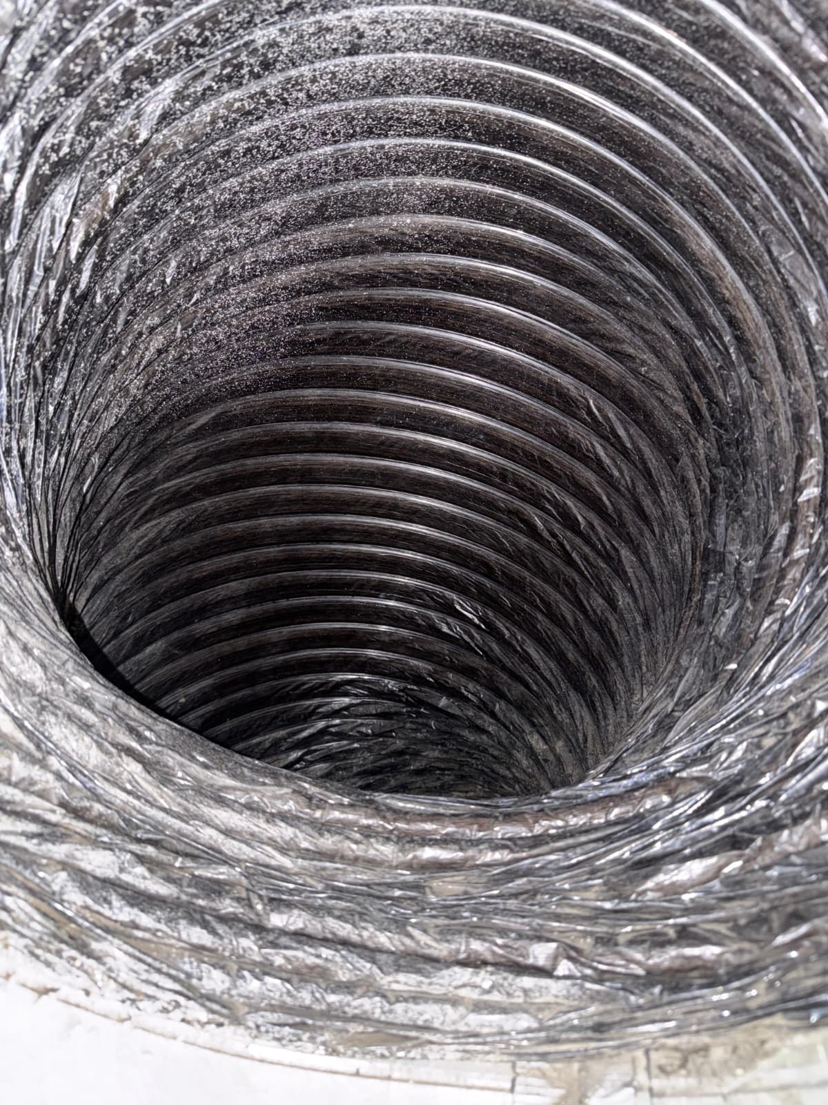 Air duct requiring professional vent cleaning Las Vegas